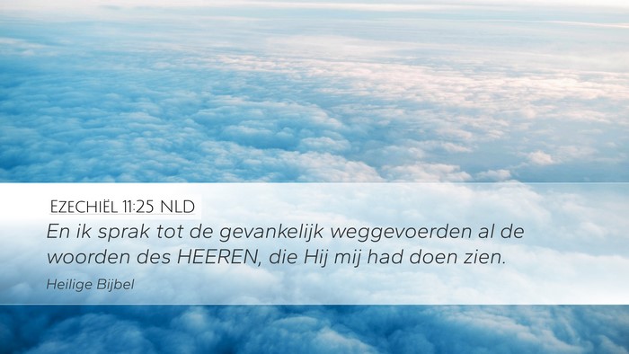 Ezechiël 11:25 NLD Bible Verse Image