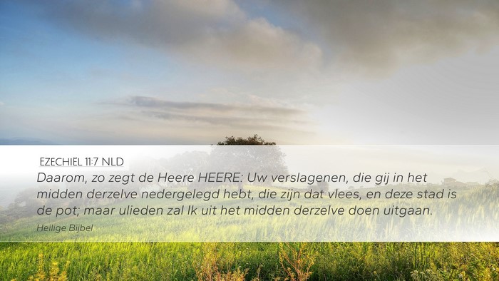 Ezechiël 11:7 NLD Bible Verse Image