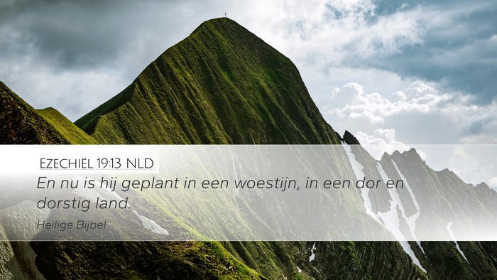 Ezechiël 19:13 NLD Bible Verse Image