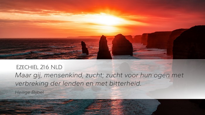 Ezechiël 21:6 NLD Bible Verse Image
