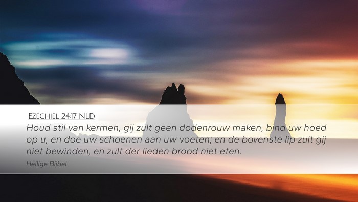 Ezechiël 24:17 NLD Bible Verse Image