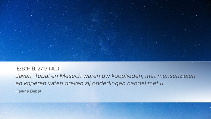 Ezechiël 27:13 NLD Bible Verse Image