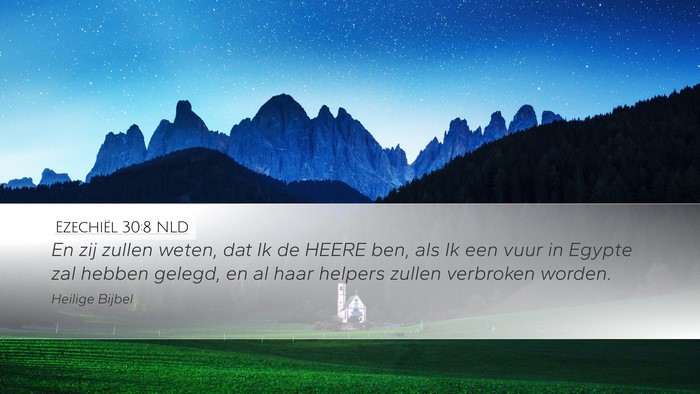 Ezechiël 30:8 NLD Bible Verse Image