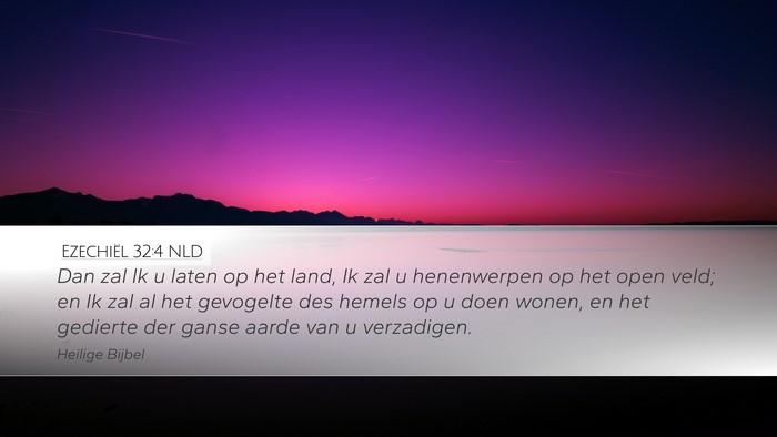 Ezechiël 32:4 NLD Bible Verse Image