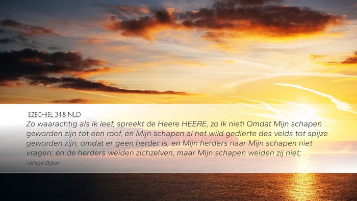 Ezechiël 34:8 NLD Bible Verse Image