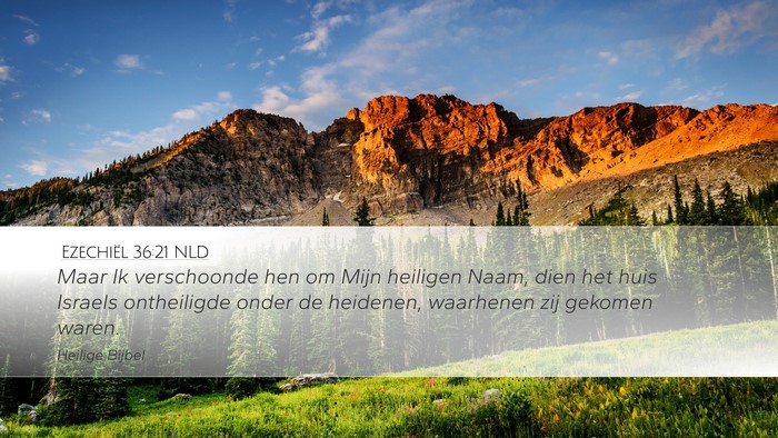 Ezechiël 36:21 NLD Bible Verse Image