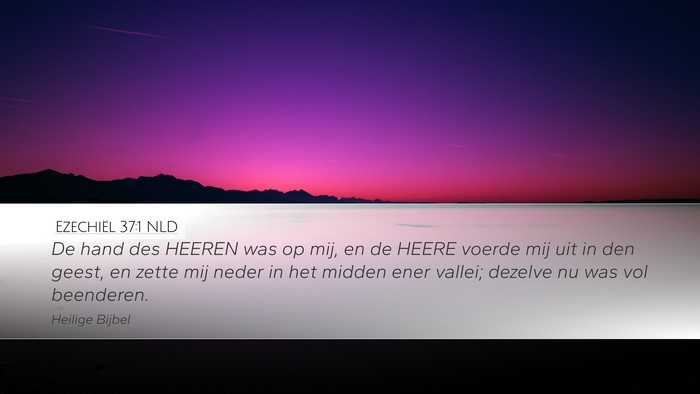 Ezechiël 37:1 NLD Bible Verse Image