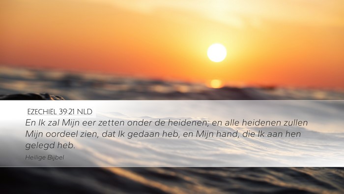 Ezechiël 39:21 NLD Bible Verse Image