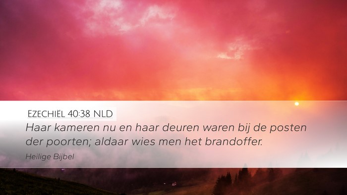 Ezechiël 40:38 NLD Bible Verse Image