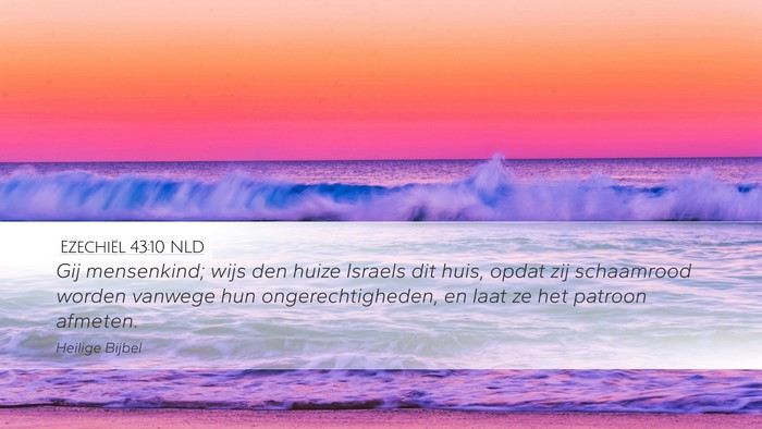 Ezechiël 43:10 NLD Bible Verse Image