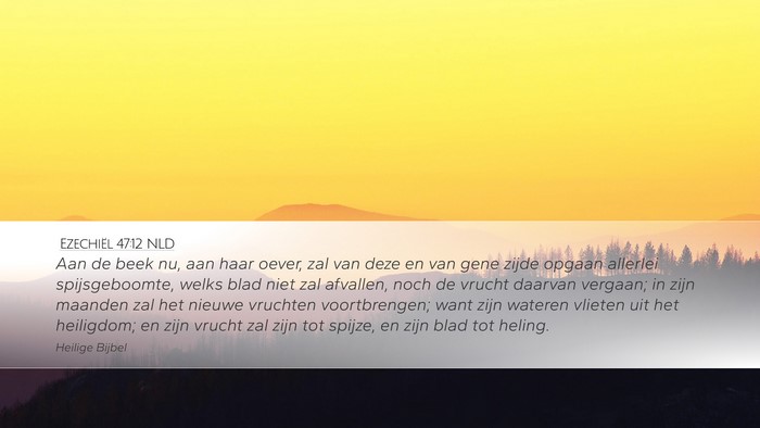 Ezechiël 47:12 NLD Bible Verse Image