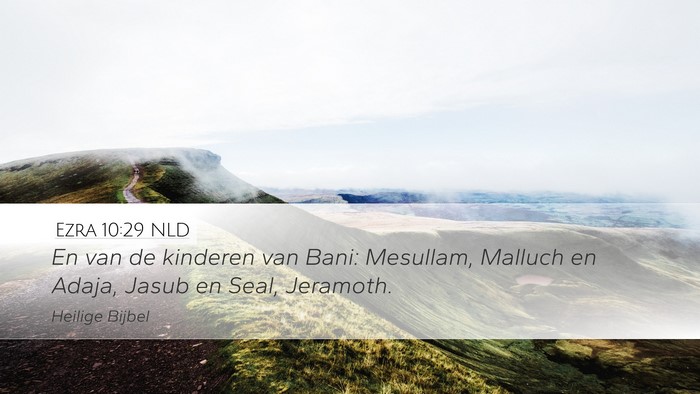 Ezra 10:29 NLD Bible Verse Image