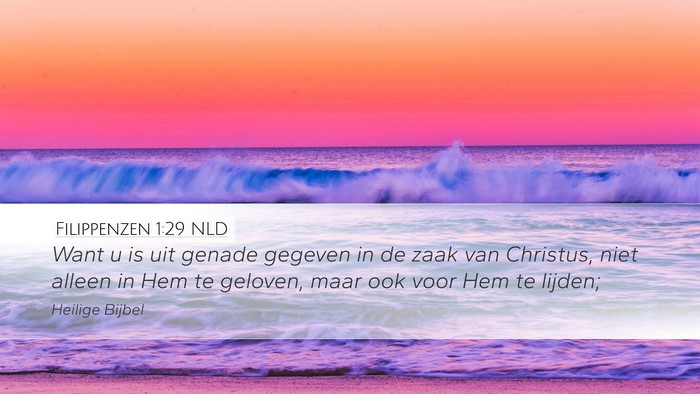 Filippenzen 1:29 NLD Bible Verse Image
