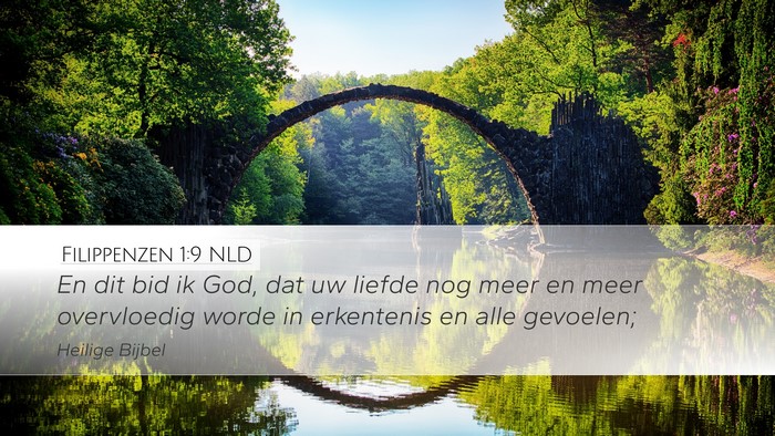 Filippenzen 1:9 NLD Bible Verse Image