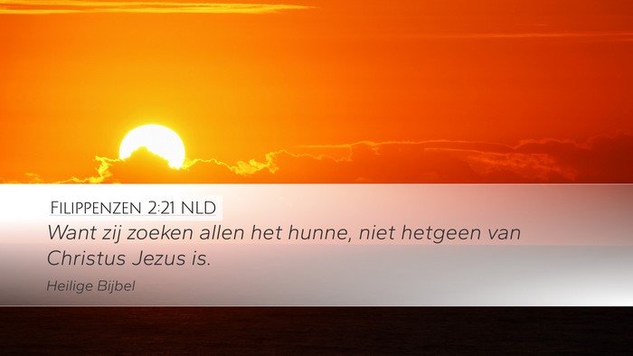 Filippenzen 2:21 NLD Bible Verse Image