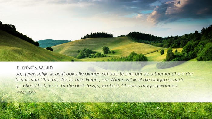 Filippenzen 3:8 NLD Bible Verse Image