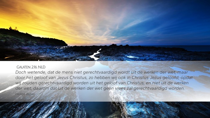 Galaten 2:16 NLD Bible Verse Image