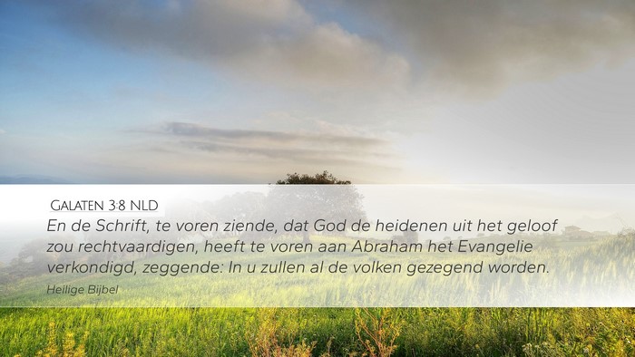 Galaten 3:8 NLD Bible Verse Image