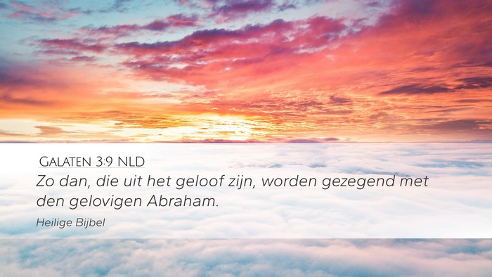 Galaten 3:9 NLD Bible Verse Image