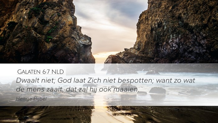 Galaten 6:7 NLD Bible Verse Image