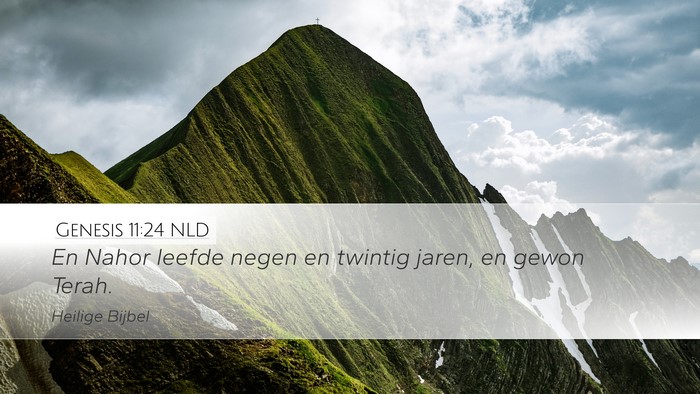 Genesis 11:24 NLD Bible Verse Image