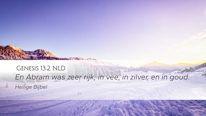 Genesis 13:2 NLD Bible Verse Image