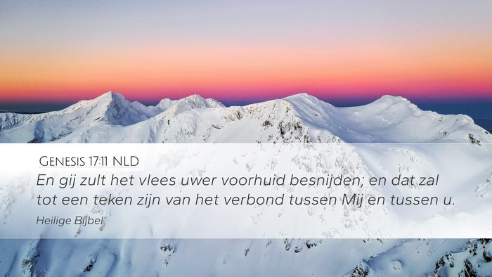 Genesis 17:11 NLD Bible Verse Image