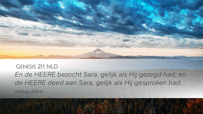 Genesis 21:1 NLD Bible Verse Image