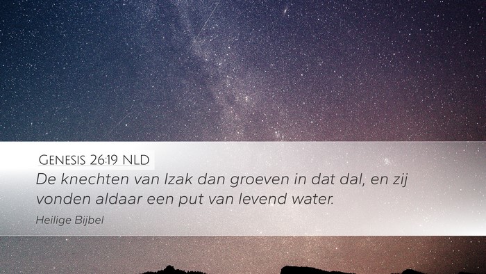 Genesis 26:19 NLD Bible Verse Image