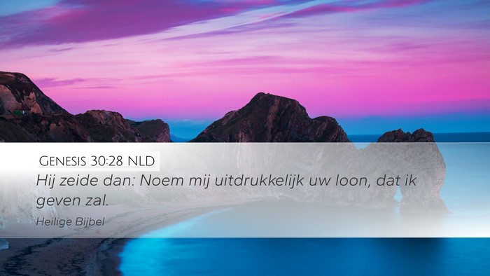 Genesis 30:28 NLD Bible Verse Image