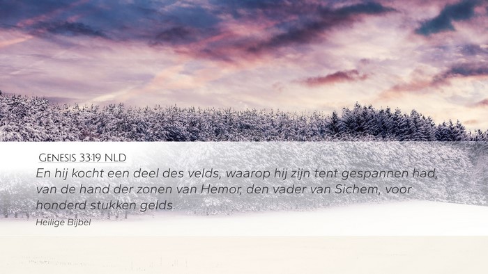 Genesis 33:19 NLD Bible Verse Image