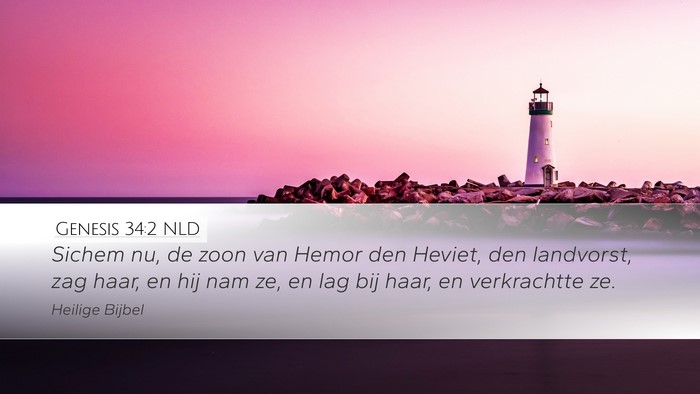 Genesis 34:2 NLD Bible Verse Image