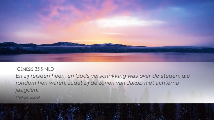 Genesis 35:5 NLD Bible Verse Image