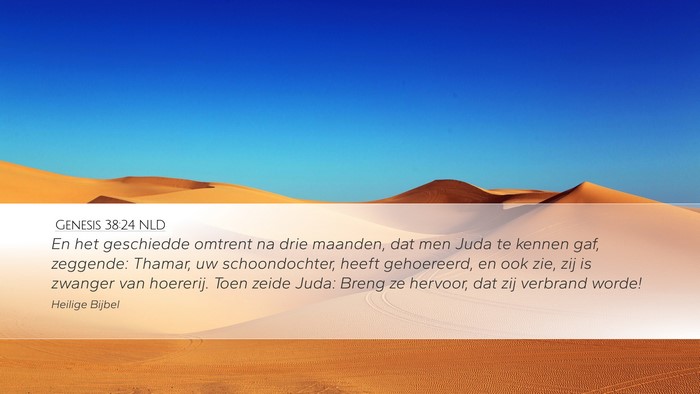 Genesis 38:24 NLD Bible Verse Image