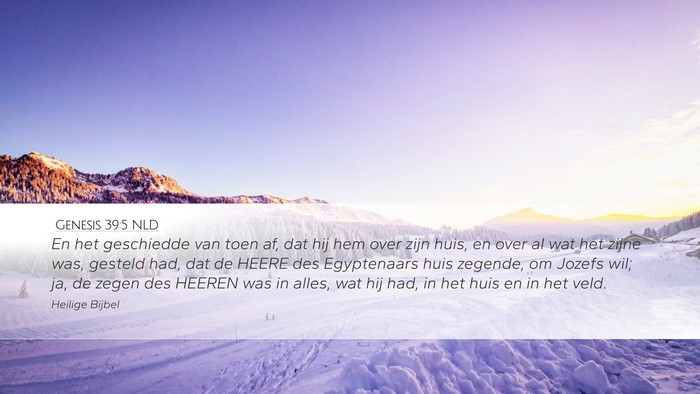 Genesis 39:5 NLD Bible Verse Image