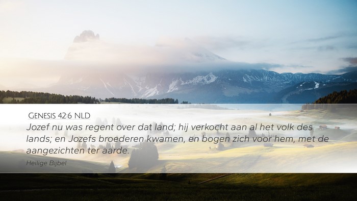Genesis 42:6 NLD Bible Verse Image