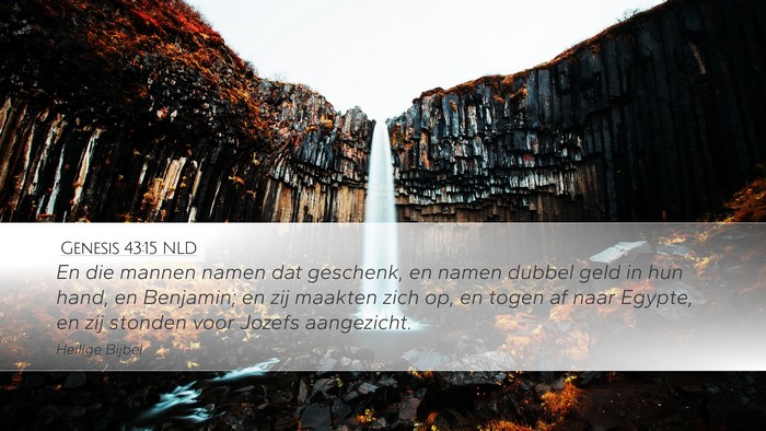 Genesis 43:15 NLD Bible Verse Image