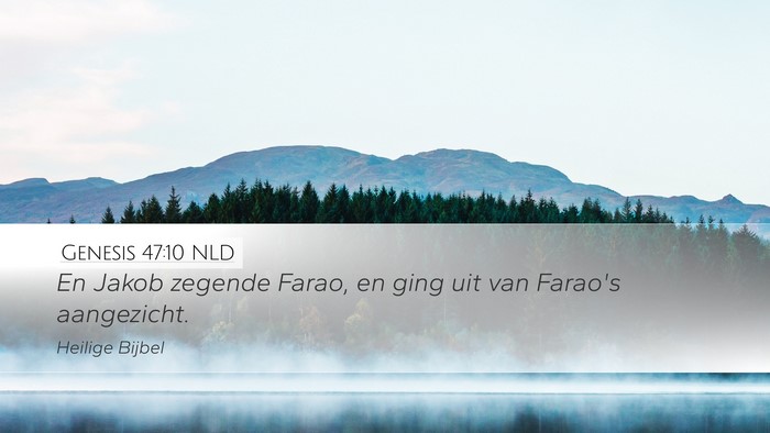 Genesis 47:10 NLD Bible Verse Image