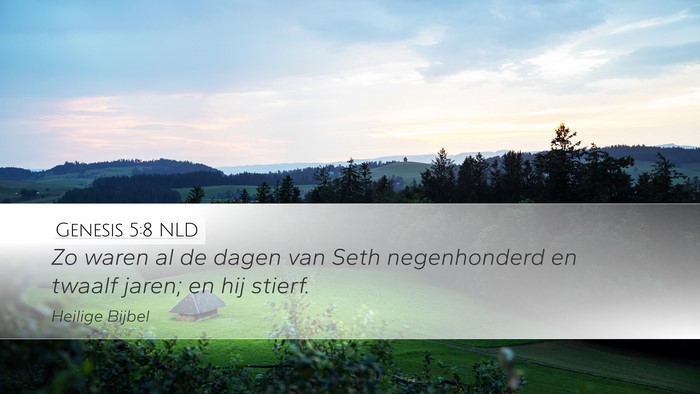 Genesis 5:8 NLD Bible Verse Image