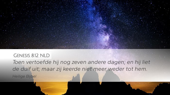 Genesis 8:12 NLD Bible Verse Image