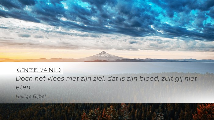 Genesis 9:4 NLD Bible Verse Image