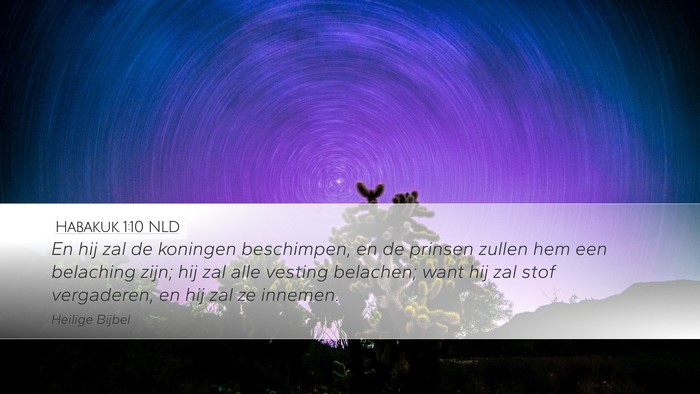 Habakuk 1:10 NLD Bible Verse Image