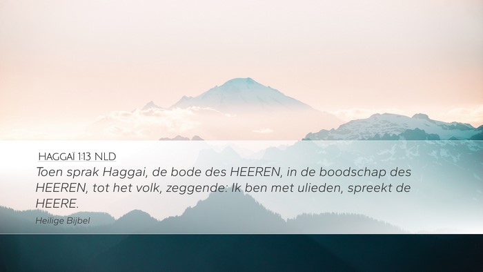 Haggaï 1:13 NLD Bible Verse Image