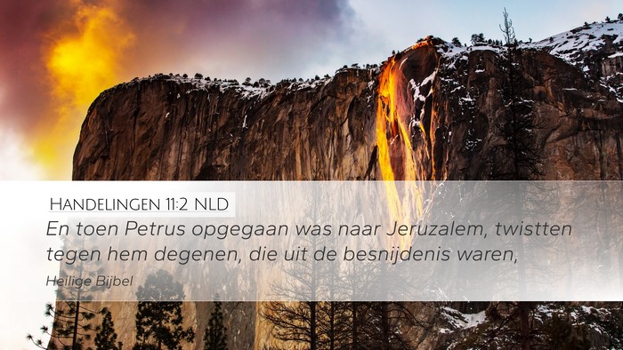 Handelingen 11:2 NLD Bible Verse Image