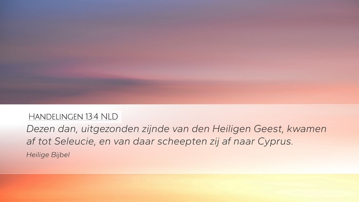 Handelingen 13:4 NLD Bible Verse Image