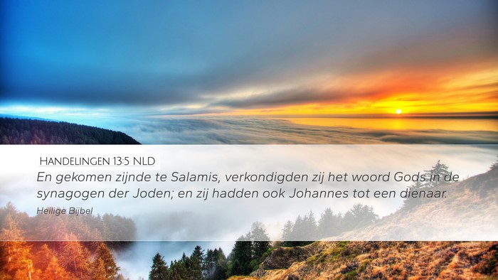 Handelingen 13:5 NLD Bible Verse Image