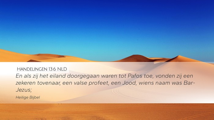 Handelingen 13:6 NLD Bible Verse Image
