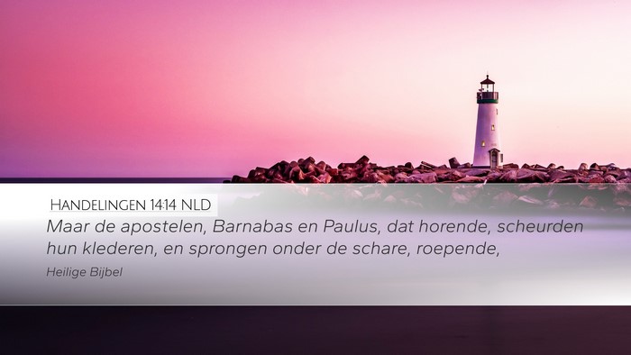 Handelingen 14:14 NLD Bible Verse Image