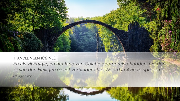 Handelingen 16:6 NLD Bible Verse Image