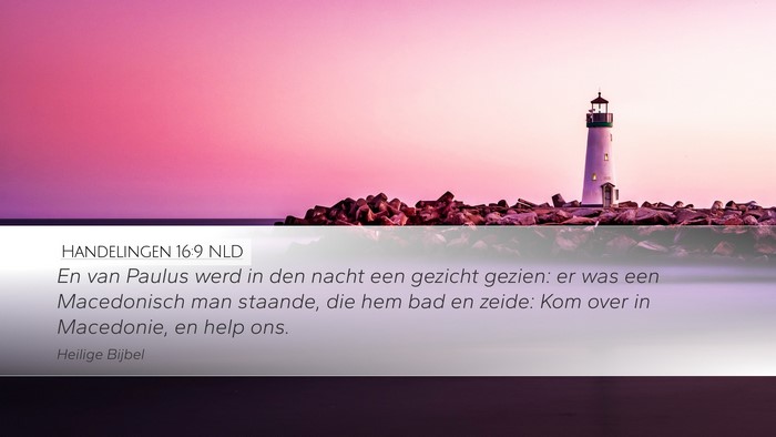 Handelingen 16:9 NLD Bible Verse Image